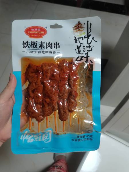 怡冠园 铁板素肉串(85g)