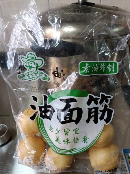 楚沪食品 牌油面筋100克