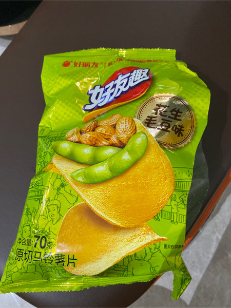 好丽友好友趣 薯片【花生毛豆味】