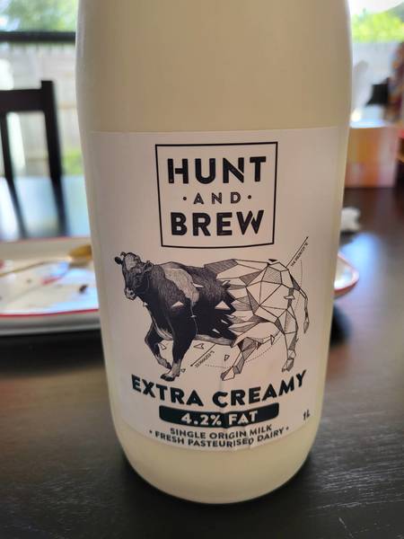 hunt and brew 全脂牛奶