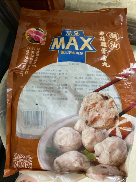 盒马MAX 潮汕香菇脆骨贡丸