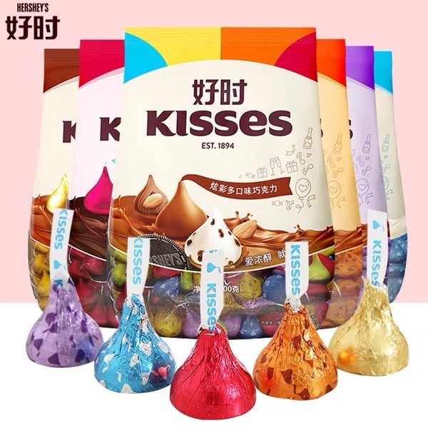 好时 82g Kisses 之吻 巴旦木牛奶巧克力