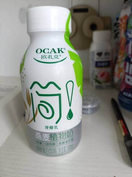 欧扎克 燕麦植物奶厚椰乳(植物蛋白饮料)瓶300ml