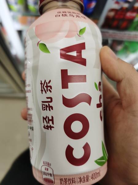 COSTA cha 咖世家白桃<em>乌龙</em>味<em>轻<em>乳茶</em></em>奶茶饮料