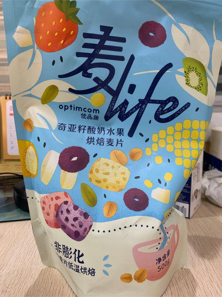 优品康 奇亚籽酸奶水果烘焙麦片