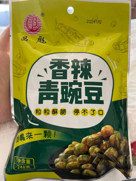 昌彪食品 香辣青豆248g