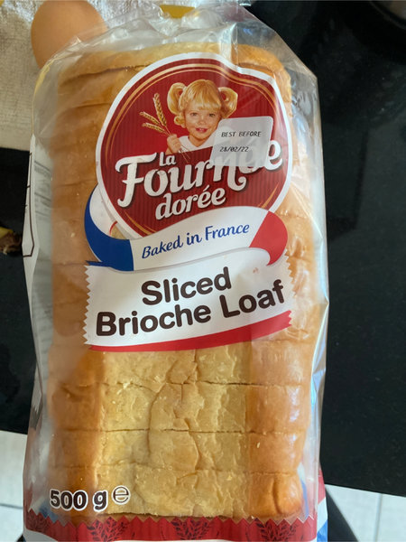 Fournee Doree Slicedbriocheloaf