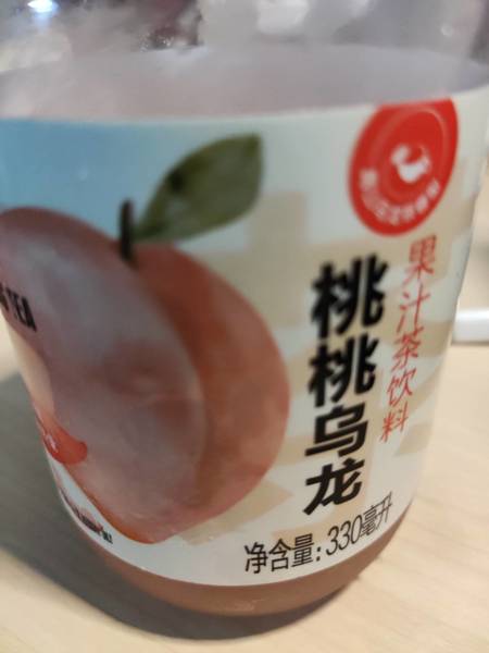 盒马 桃桃乌龙果汁茶饮料