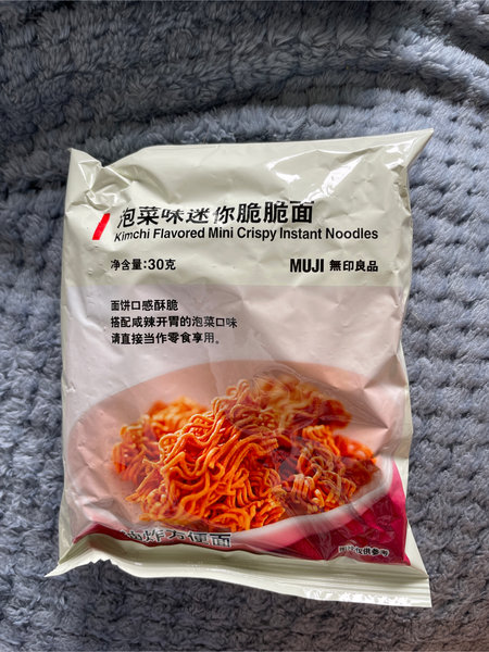 无印良品 /MUJI泡菜味迷你脆脆面