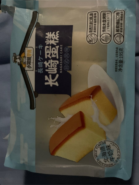 <em>小</em><em>袋鼠</em>零食 长崎蛋糕 牛奶味195g