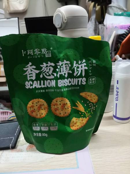 卜珂零点 香葱薄饼80g