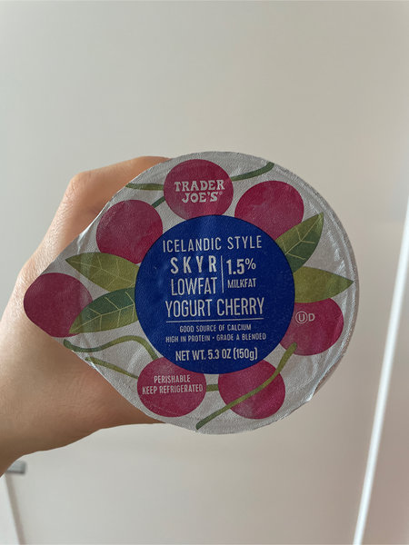 Trader Joe’s Skyrlowfatyogurtcherry