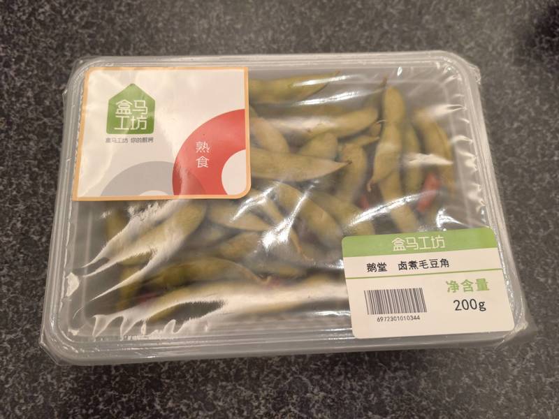 盒马工坊 卤煮毛豆角