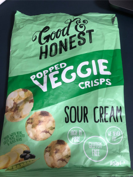 GOOD & <em>HONEST</em> poppedveggiecrisps