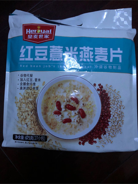 皇麦世家 红豆高钙燕麦片