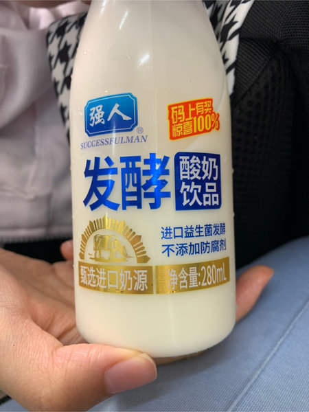 强人 280mL杀菌型发酵酸奶饮品