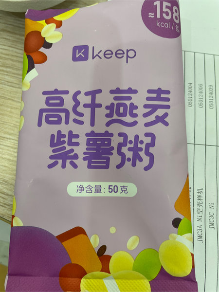 keep 高纤燕麦紫薯粥