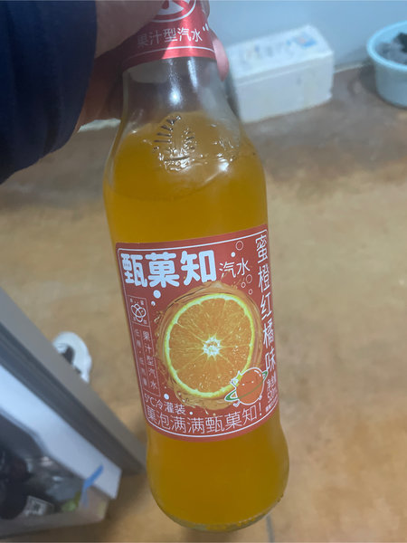 甄菓知 蜜橙红橘味汽水