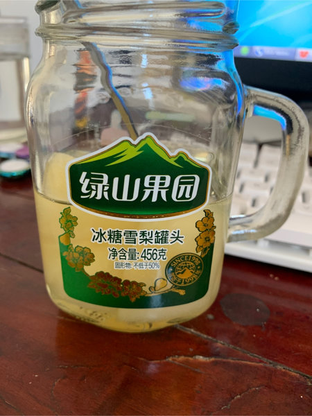 绿山果园 把杯456g梨球