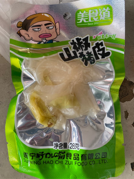 美食道 山椒泡猪皮  28g