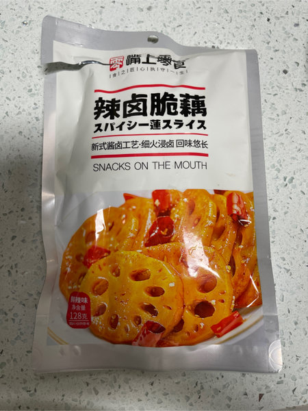 零零亲嘴上零食 辣卤脆藕(鲜辣味)