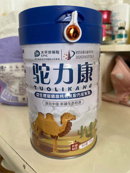 驼力康 益生菌富硒高钙初乳配方驼乳粉100g