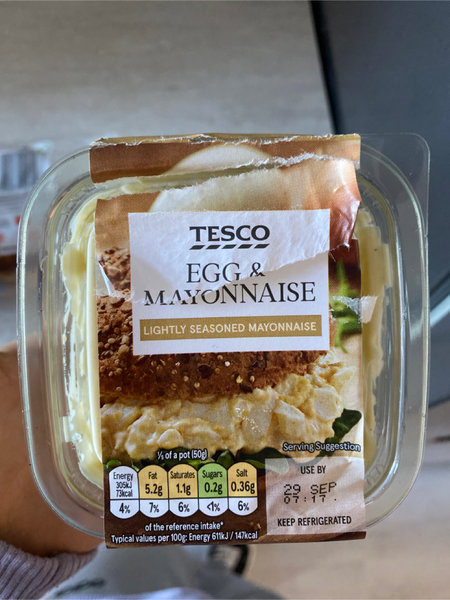 Tesco Egg&mayonnaise