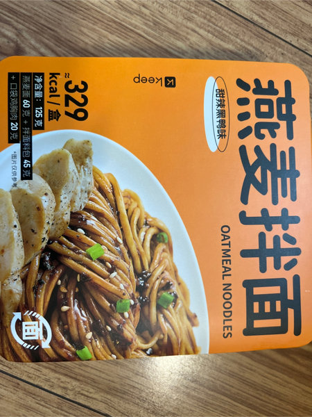 keep 黑鸭味燕麦拌面