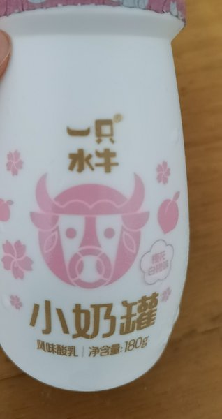 一只水牛 小奶罐风味酸乳樱花白桃味 180g