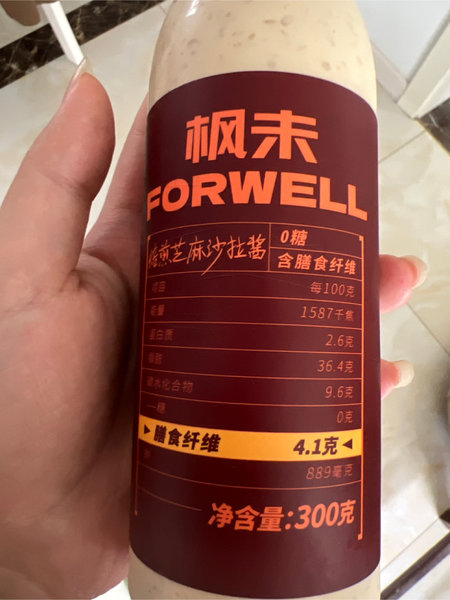 展艺 枫未 焙煎芝麻沙拉酱 300g