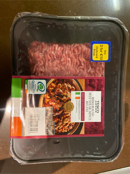 Tesco beefmince