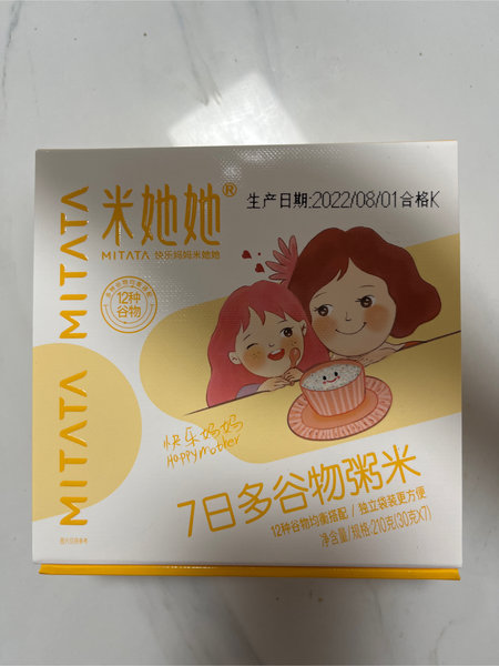 米她她 7日多谷物粥米210g