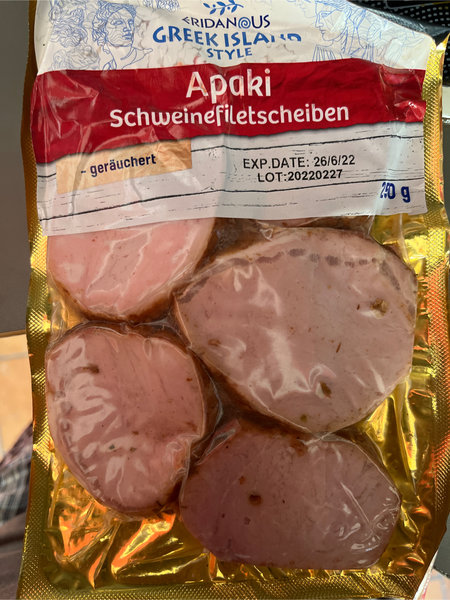 Lidl - ERIDANOUS Eridanous-ApakiSchweinefiletscheiben