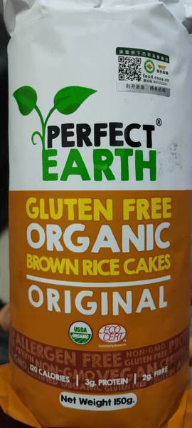 perfect earth Brownricecakes有机原味糙米饼