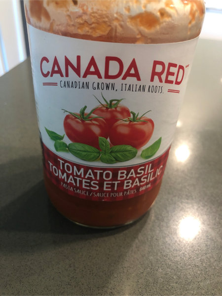 Canada Red TomatoBasilPastaSauce