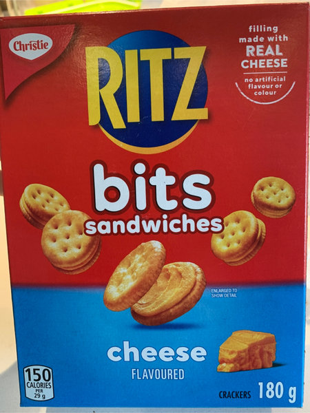 <em>Ritz</em>乐芝 迷你夹心<em>饼干</em><em>芝士</em>味