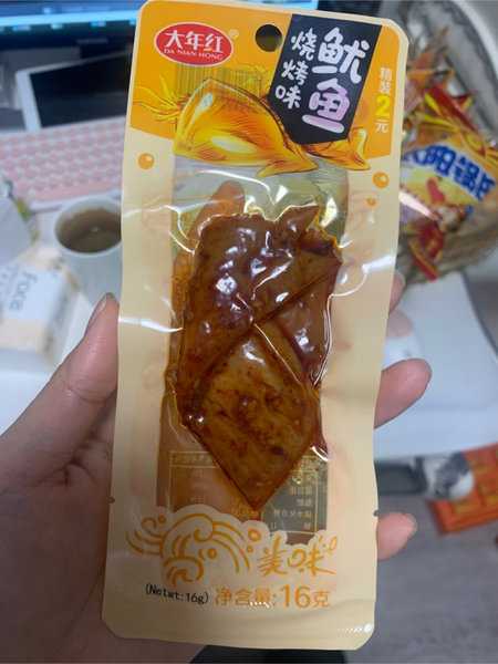 大年红 精装2元烧烤味鱿鱼