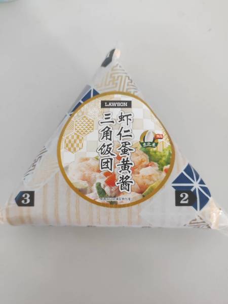 罗森便利店 虾仁蛋黄酱饭团