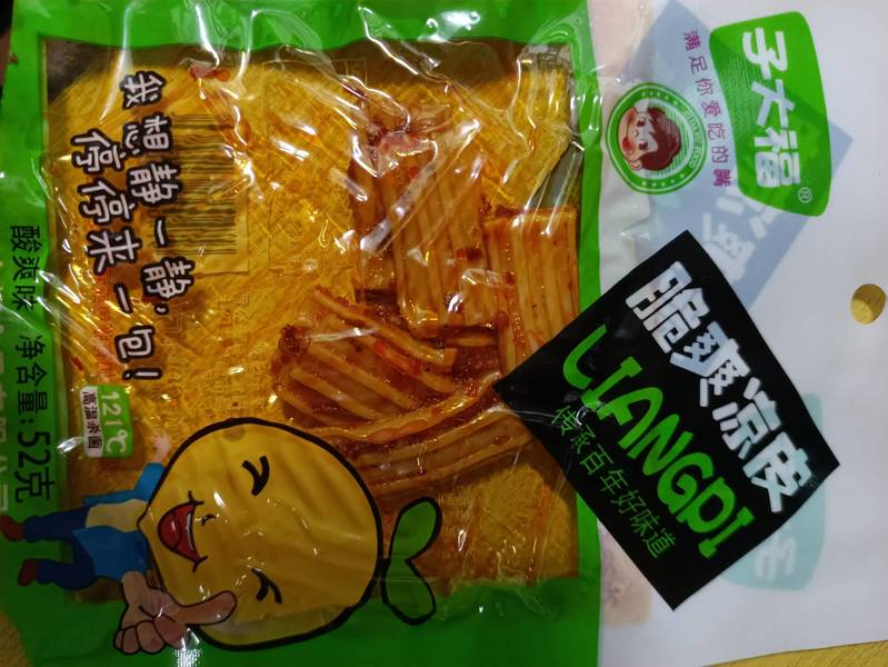 子大福 Q爽凉皮酸爽味48克