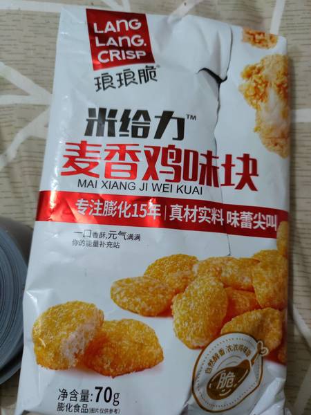 琅琅脆 70g米给力麦香鸡味块