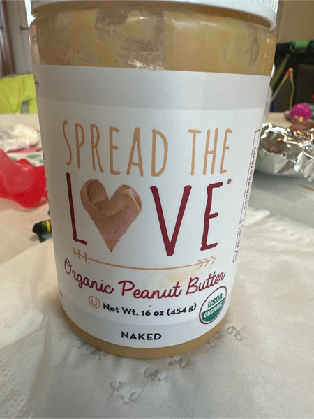 Spread the love 有机花生酱