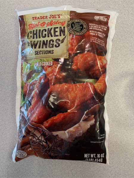 Trader Joe's hot&spicychickenwings