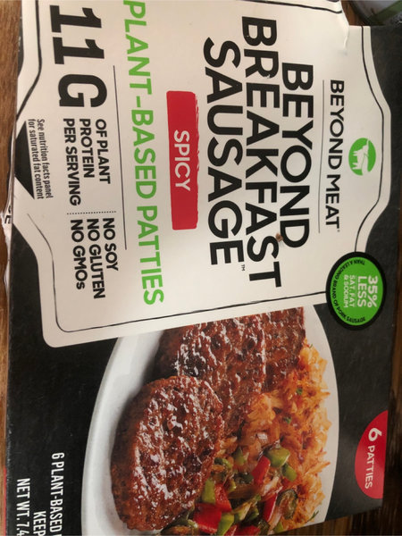 Beyond meat Plant-basedpatties