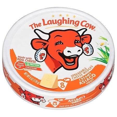 The laughing cow Asiago奶酪