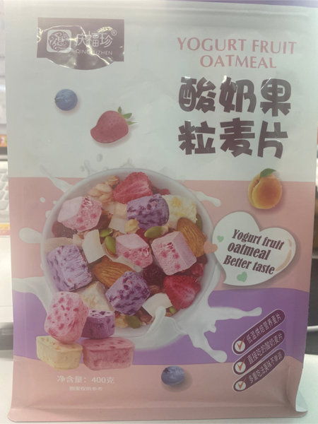 庆福珍 酸奶果粒<em>麦片</em><em>400g</em>