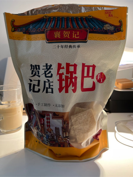 襄贺记 贺记老店手工锅巴(五香味)400g