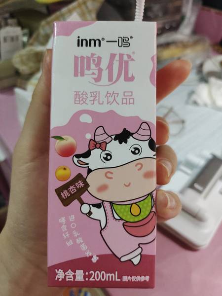 inm 鸣优酸乳饮品桃杏味(PL)