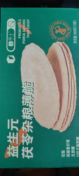 乐汁 益生元茯苓杂粮薄饼