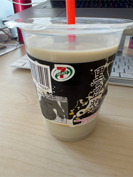 711 黑豆浆