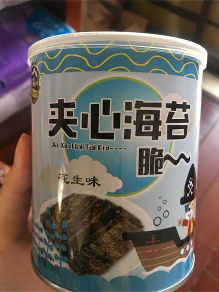 乐豪小苔 海苔夹心脆(花生)